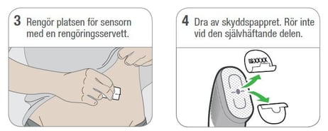 Sätta sensor 3-4