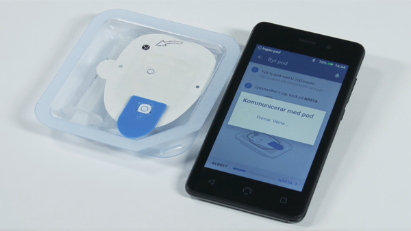 Omnipod-DASH video parring og applicering af pod